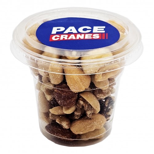 Tub filled with Mixed Nuts